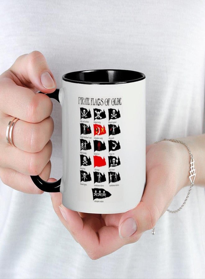 cafe press CafePress Pirate Flags Jolly Roger Mug 11 oz (325 ml) Ceramic Coffee Mug - Image 5