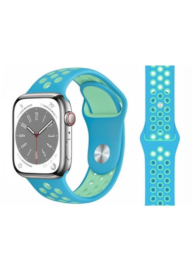 vesus Dot Silicone Replacement Band For Apple Watch 41/40/38mm Series 8/7/6/5/4/SE