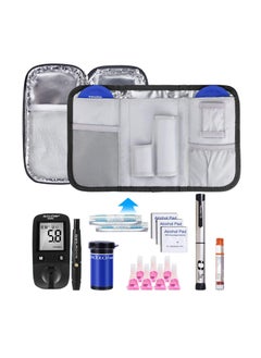 Leng Ke Insulin Cooler Travel Carrying Case Diabetic Medication Cooling Bag with 2 Ice Packs Insulated Organizer Medication Cooler Bag for Insulin Pens Compact for Daily Life and Trips  - Image 3
