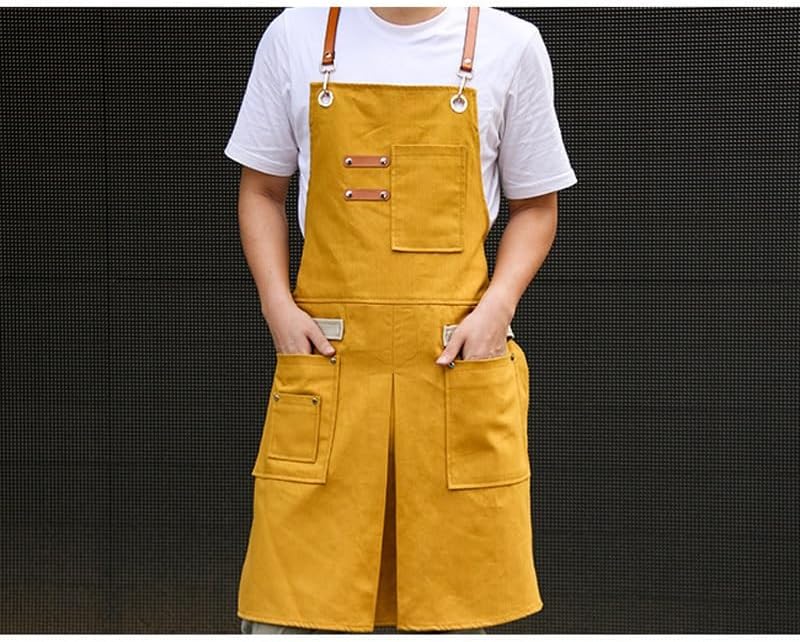 Apron Denim Hairstylist Milk Tea Cake Shop Barista - Image 5
