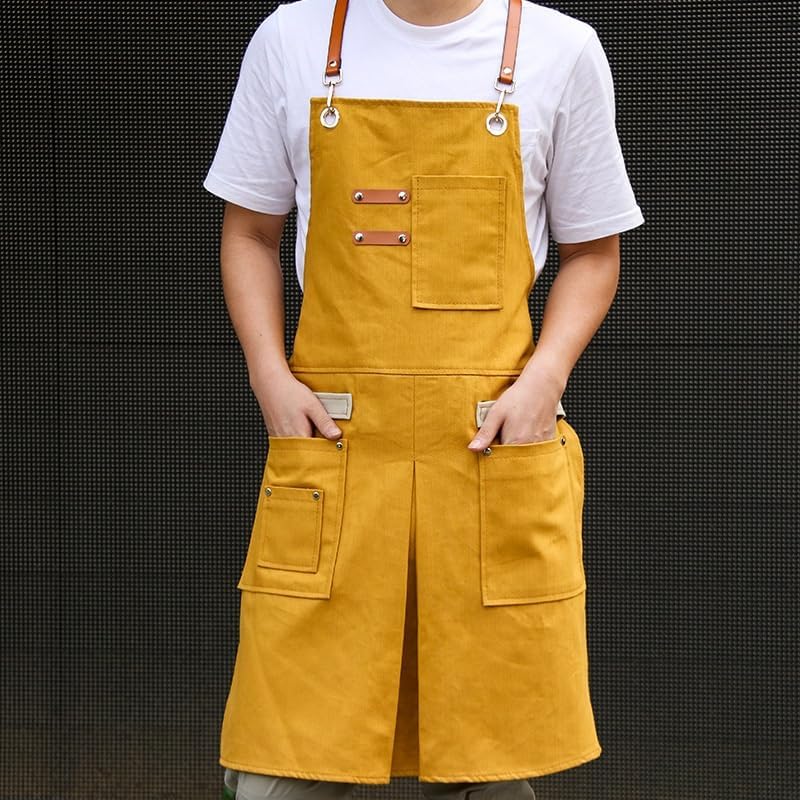 Apron Denim Hairstylist Milk Tea Cake Shop Barista - Image 2
