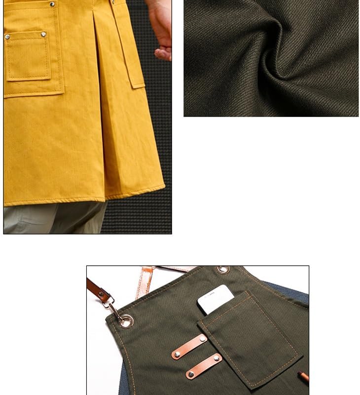 Apron Denim Hairstylist Milk Tea Cake Shop Barista - Image 4
