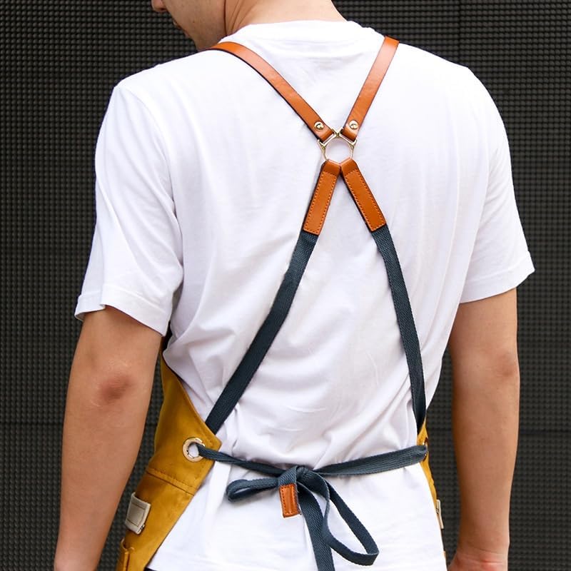 Apron Denim Hairstylist Milk Tea Cake Shop Barista - Image 3