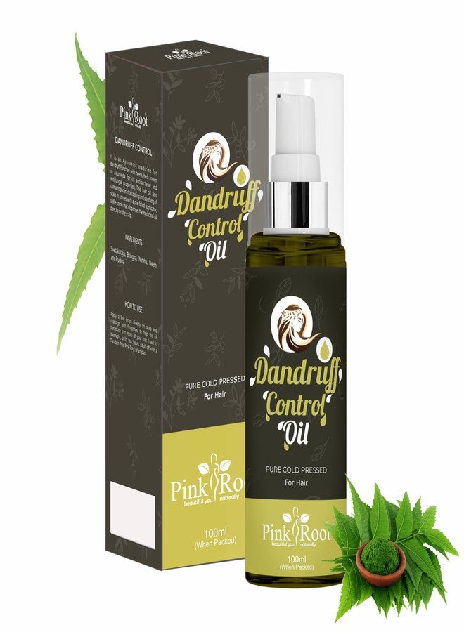الجذر الوردي زيت بينك روت للتحكم في قشرة الرأس 100 مل | يساعد في تقليل القشرة، ويمنع الحكة، ويغذي فروة الرأس | زيت للشعر - Image 1