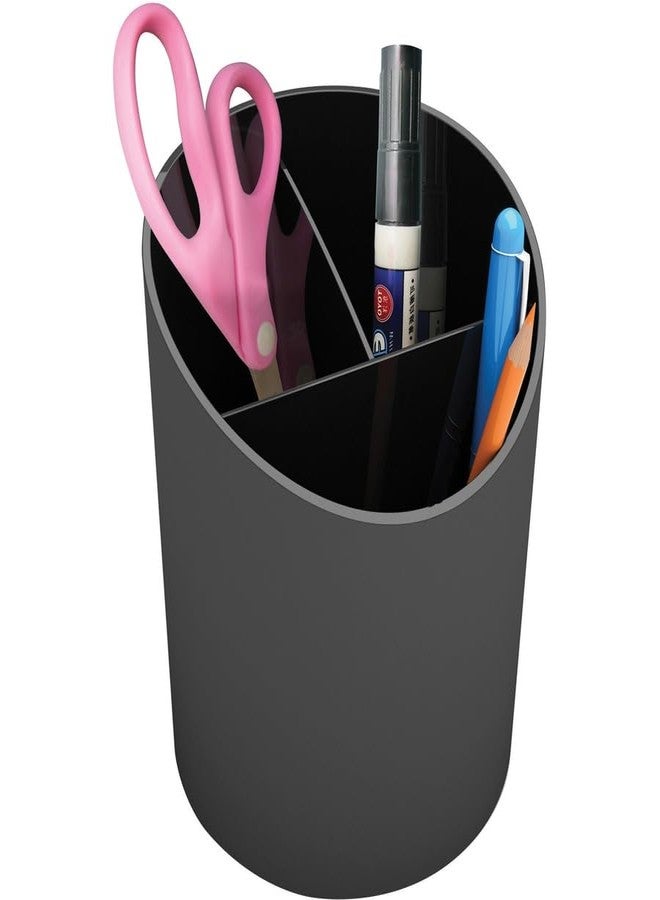 Deflecto Sustainable Office Large Pencil Cup, 4-3/8 x 5-5/8 Inches (34204) , Black - Image 3