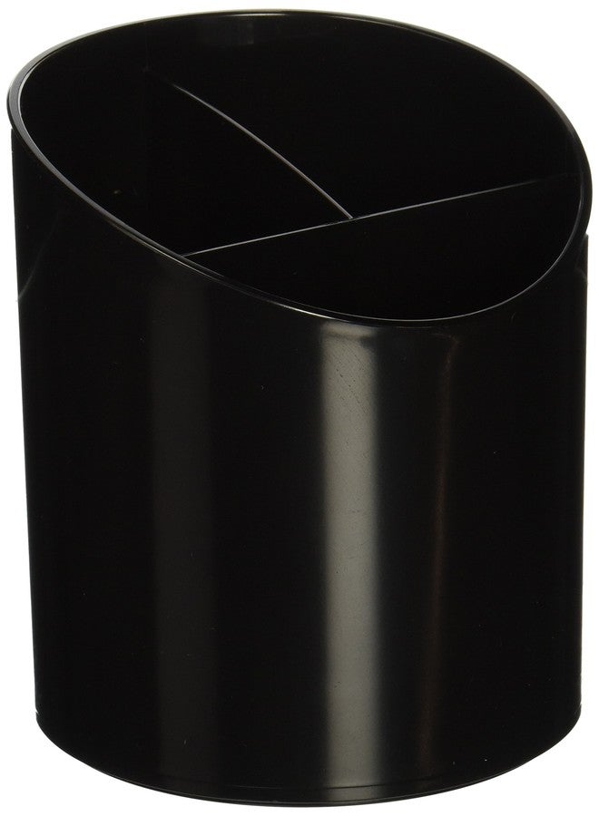 Deflecto Sustainable Office Large Pencil Cup, 4-3/8 x 5-5/8 Inches (34204) , Black - Image 1