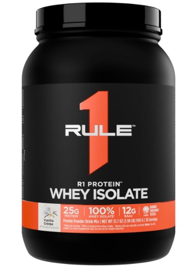 RULE 1 RULE1 - PROTEIN ISOLATE 30 SERV / 1.98LB VANILLA CREME - Image 4