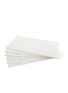 Taken All Building Bricks Block Base Plate White 6 Pack Of 5”X10” Baseplates Compatible Major Brands Building Block Toys  - Image 3