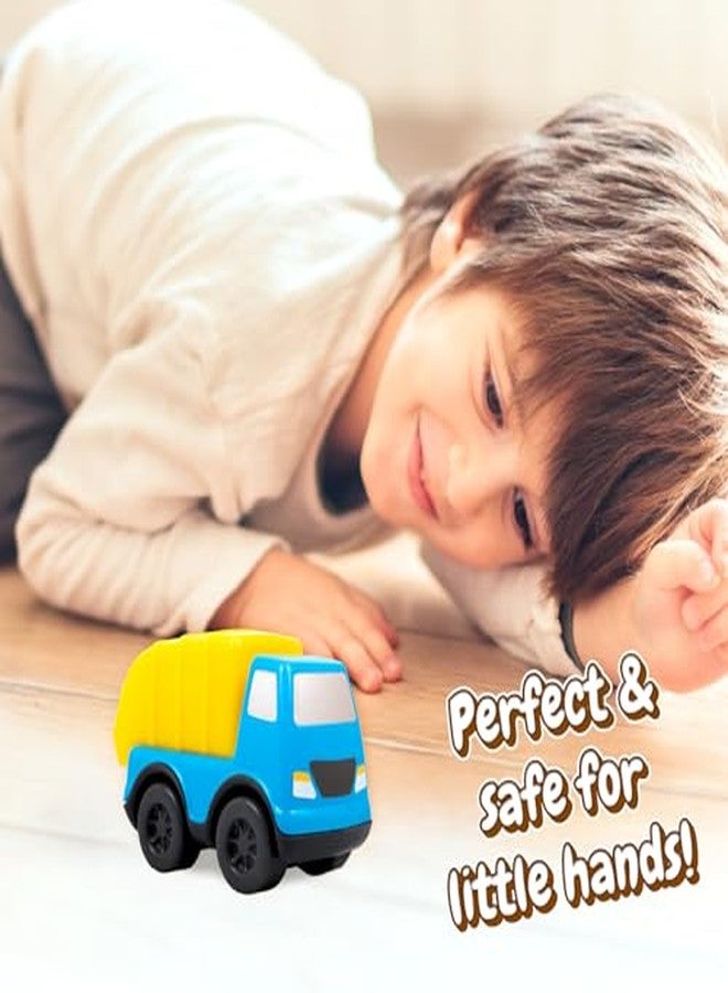 Giggles Funskool, Mini Vehicles Garbage Truck, Multicolour Push and Go Construction Vehicle, Develops Motor Skills, 12 Months & Above, Infant and Preschool Toys - Image 3