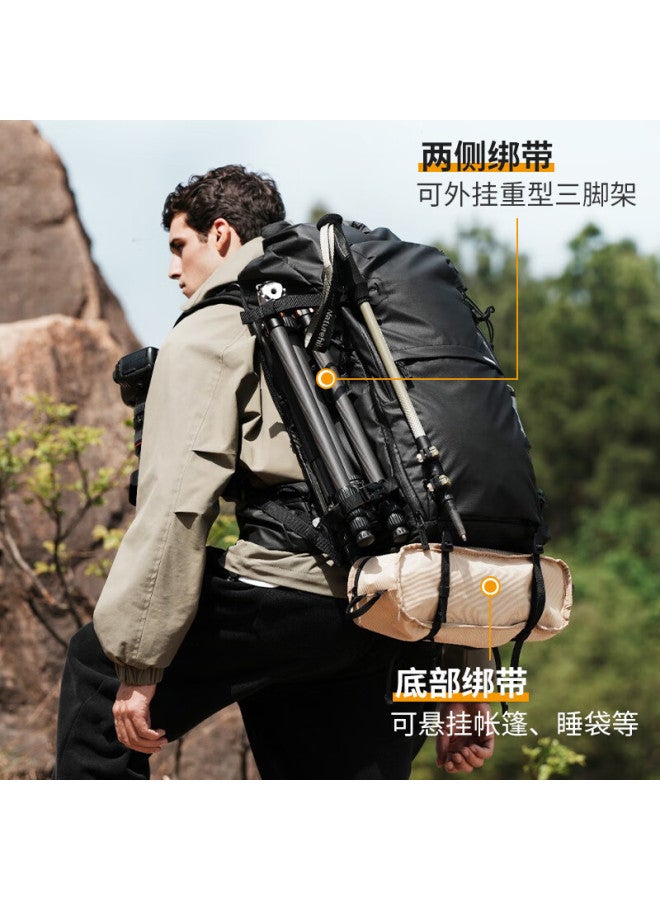 Tarion Photography Backpack, Outdoor Hiking Travel Camera Bag, Multifunctional Storage Design, Roll-top Camera Bag, Xprober(tr-xp), Horizon Black - Image 2