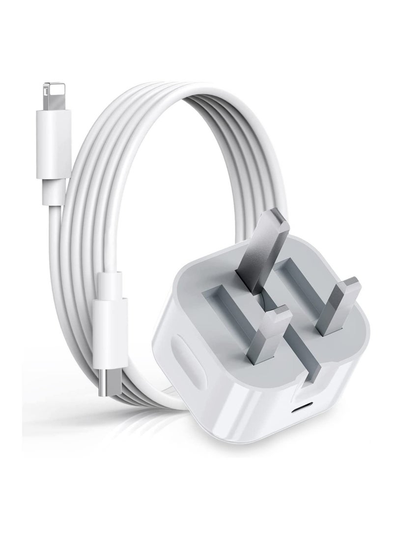 ELTRAZONE iPhone 20W USB C Fast Charger, iPhone Fast Charger Plug fast Charger Power and 1M iPhone USB C Charger Cable Compatible with iPhone 13 12 11 Pro Max Mini X XR Xs/X/8 Plus/iPad  - Image 2