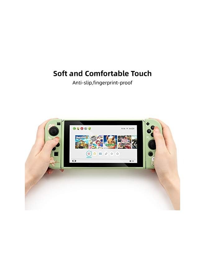 PROMASS Protective Case Compatible with Nintendo Switch, Soft TPU Slim Case Cover Compatible with Nintendo Switch Console and Joy-Con (Little Parrots) [video game] - Image 3