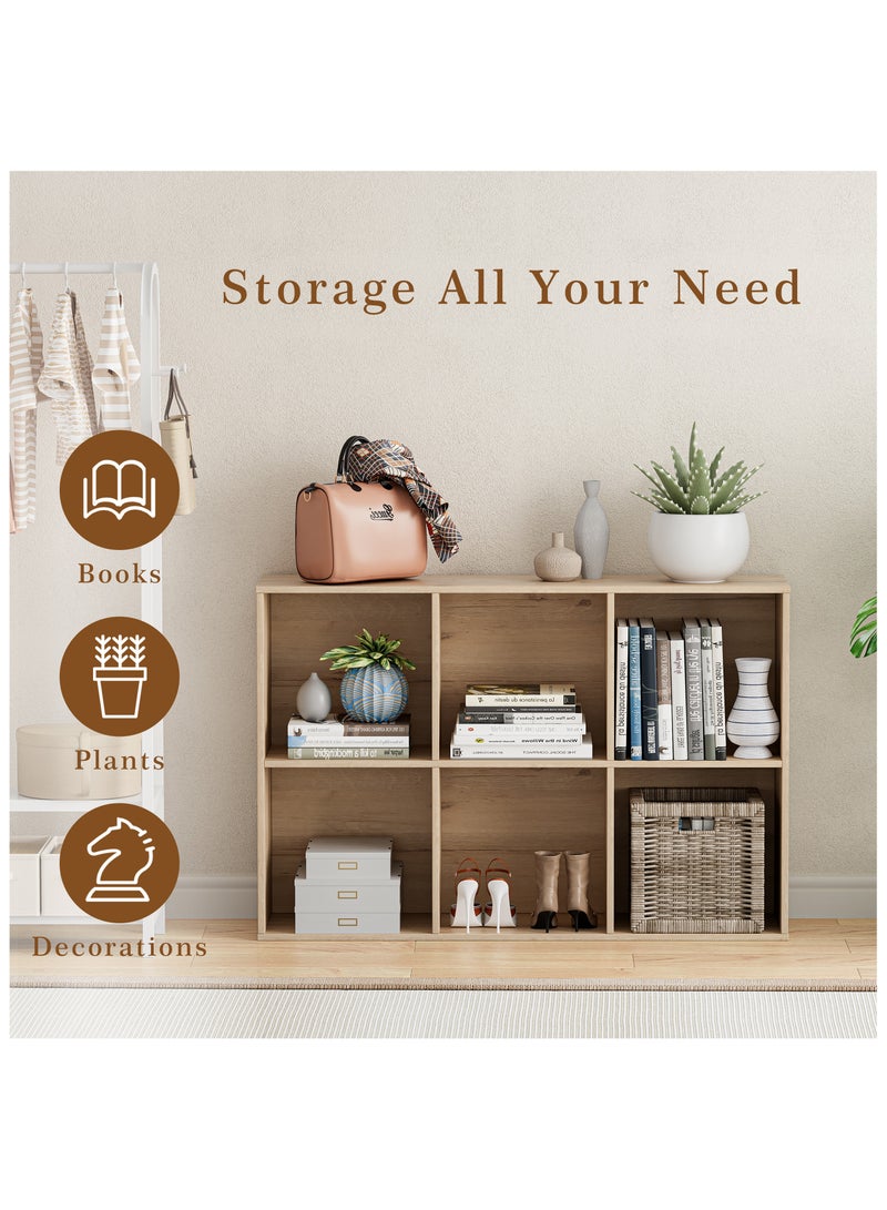 DOOHWAN 11in Cube Storage Organizer with Closed Back - Wooden Bookshelf Display Cubes for Home, Office, Closet Cabinet Organizer Shelf - Image 3