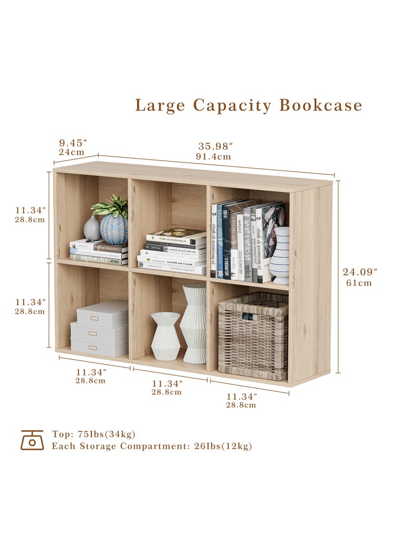DOOHWAN 11in Cube Storage Organizer with Closed Back - Wooden Bookshelf Display Cubes for Home, Office, Closet Cabinet Organizer Shelf - Image 5