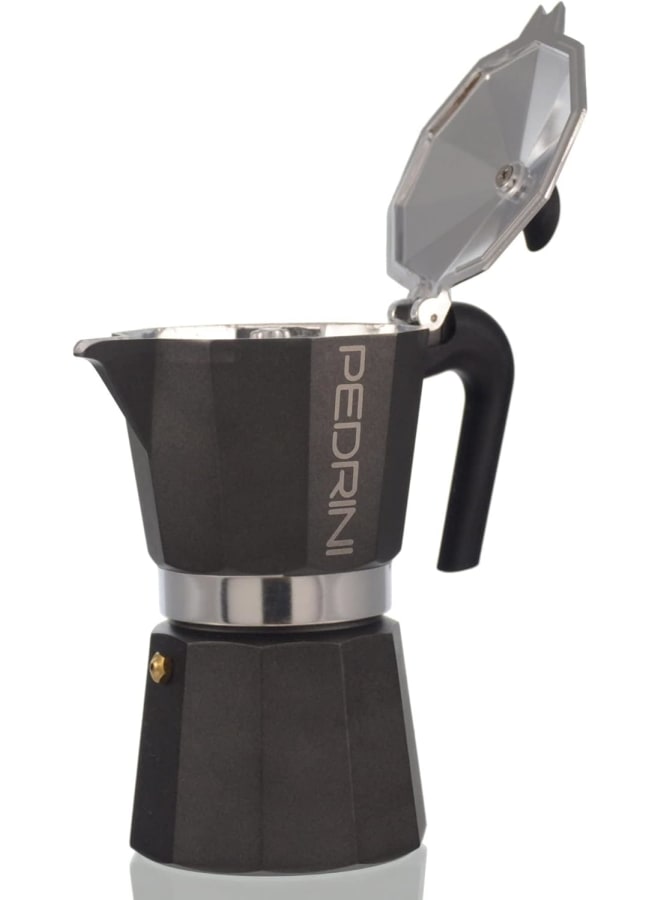Pedrini Aroma Coffeemaker, 2 Cups, Polished Aluminum, 9112 - Image 1