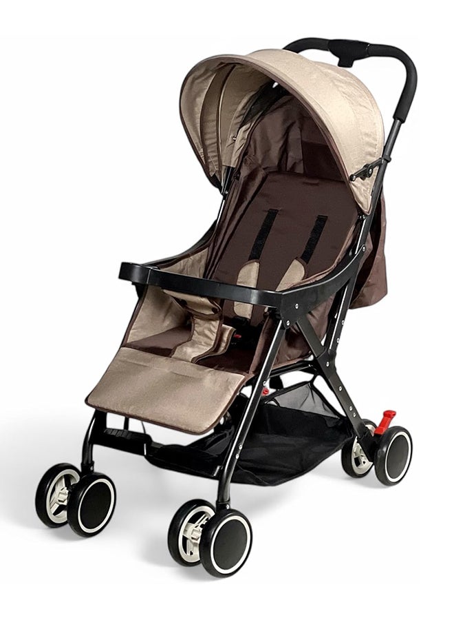 AL BADER Lightweight And Multi-Function Trip Baby Stroller Foldable And Safety Harness With Adjustable Backseat And Large Storage - Image 1