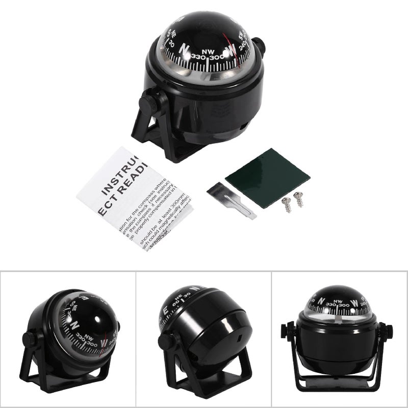 Black Multi Purpose Marine Bracket Mount For Boat Caravan Truck And Watercraft - Image 3