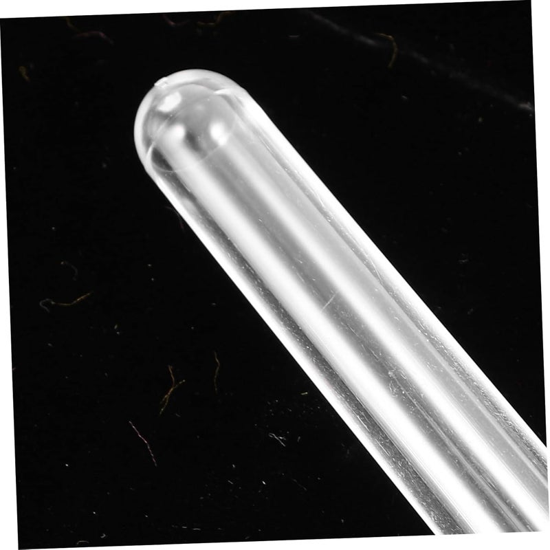 أنابيب اختبار واضحة مع أغطية 50 قطعة للتجارب العلمية وتخزين العينات - Image 4