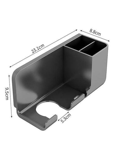 Wall Mounted Hair Dryer Holder for Dyson Supersonic Hair Dryer,New Upgraded Aluminum Hair Dryer Storage