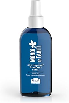 Helan Monoi de Tahiti After Sun Lotion Body Spray with Tan Enhancer Aftersun with Almond Oil for Hydrated Skin Body Oil for Silky Bright Effect Moisturising Body Lotion 150 ml Made in Italy - Image 2