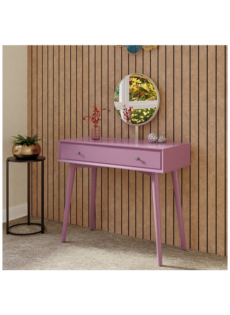 ROYALOAK Royaloak Oliver Dresser | MDF Construction | 2 Drawers | High-Gloss Finish | Modern Design | Durable & Long-lasting | Easy to Clean | Dressing Table  - Image 1