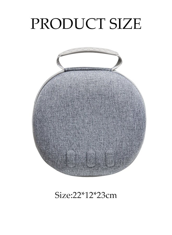 DUNISO Hard Case for Meta Oculus Quest 3 VR Gaming Headset&Touch Controllers,Carrying Bag Organizer Case with Mesh Pocket,Waterproof Shockproof,Suitable for Travel and Home Storage,Grey - Image 2