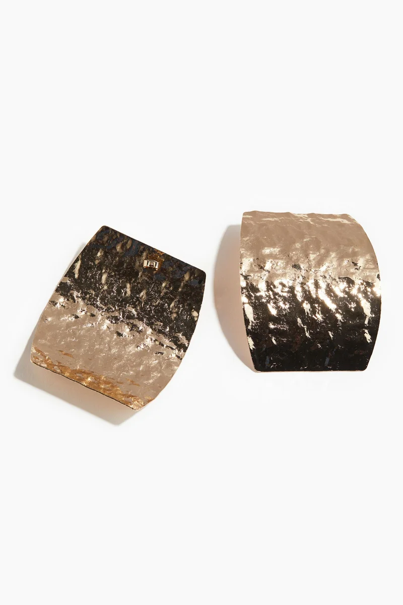 H&M Large hammered earrings