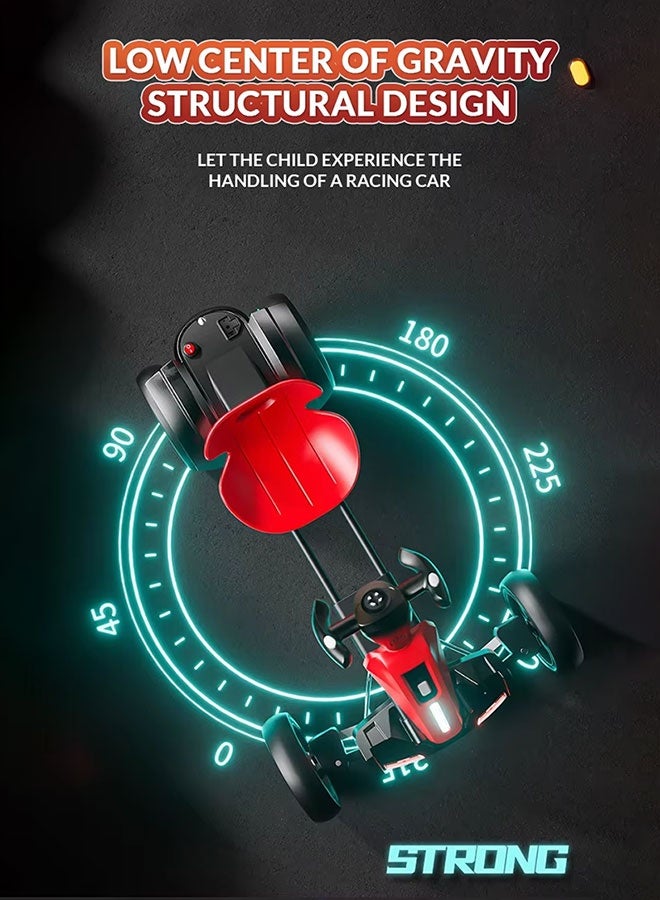 جساي تويز سيارة كارتينج كهربائية ذكية قابلة للطي 4 في 1 للأطفال | مدى تشغيل فائق، إطارات مضادة للثقب، تصميم آمن بمركز ثقل منخفض - Image 5