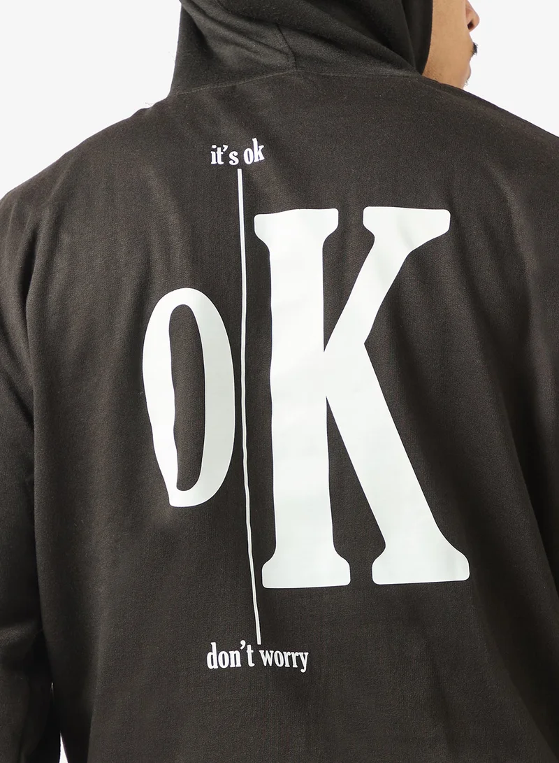 Seventy Five  Graphic Print Hoodie for Men | Best Price UAE