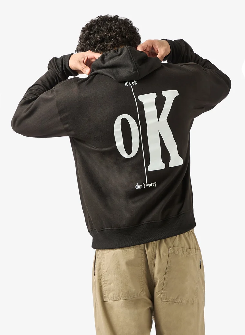 Seventy Five Graphic Print Hoodie