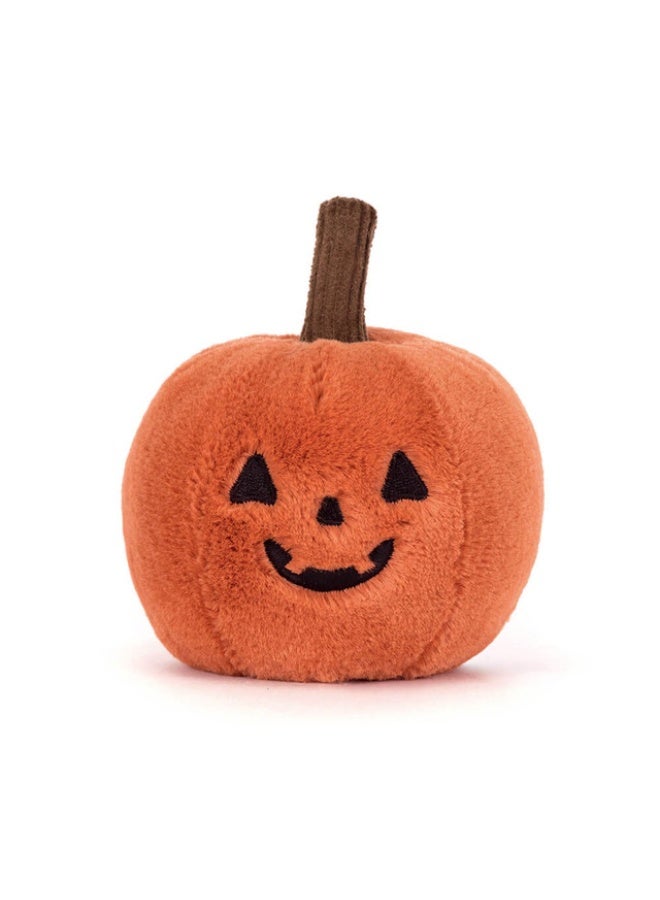 Home Smart Halloween Plush Pumpkin Toy for Boys and Girls | Plush Pumpkin for Room Halloween Decoration Ideal Choice for Halloween Theme Party (10cm) - Image 2