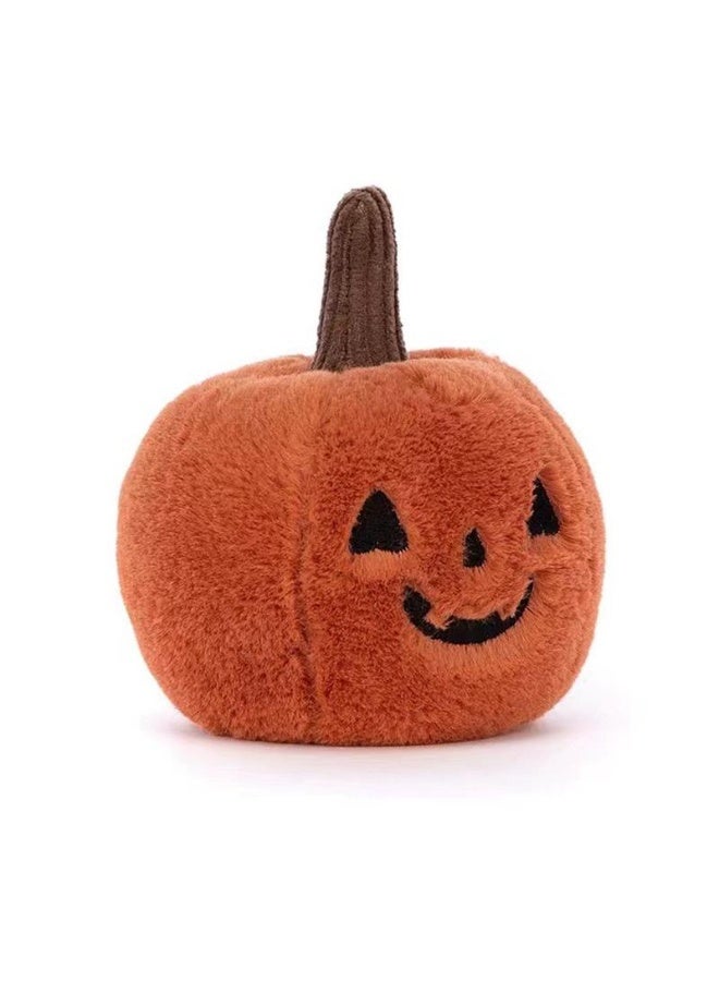 Home Smart Halloween Plush Pumpkin Toy for Boys and Girls | Plush Pumpkin for Room Halloween Decoration Ideal Choice for Halloween Theme Party (10cm) - Image 1