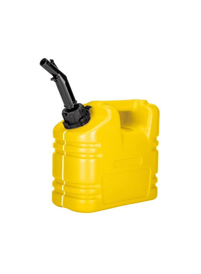 دي بي تي، خزان وقود وبنزين سميك، حاوية بنزين بلاستيكية محمولة، اصفر، سعة 5 لتر - Image 1