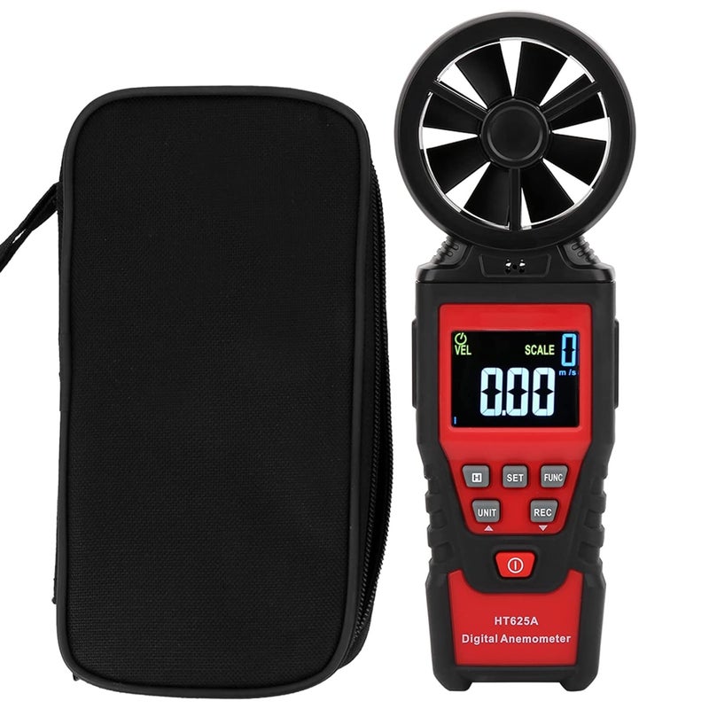 HT625A Mini Portable Anemometer Handheld Digital Wind Speed Meter LCD Display - Image 1