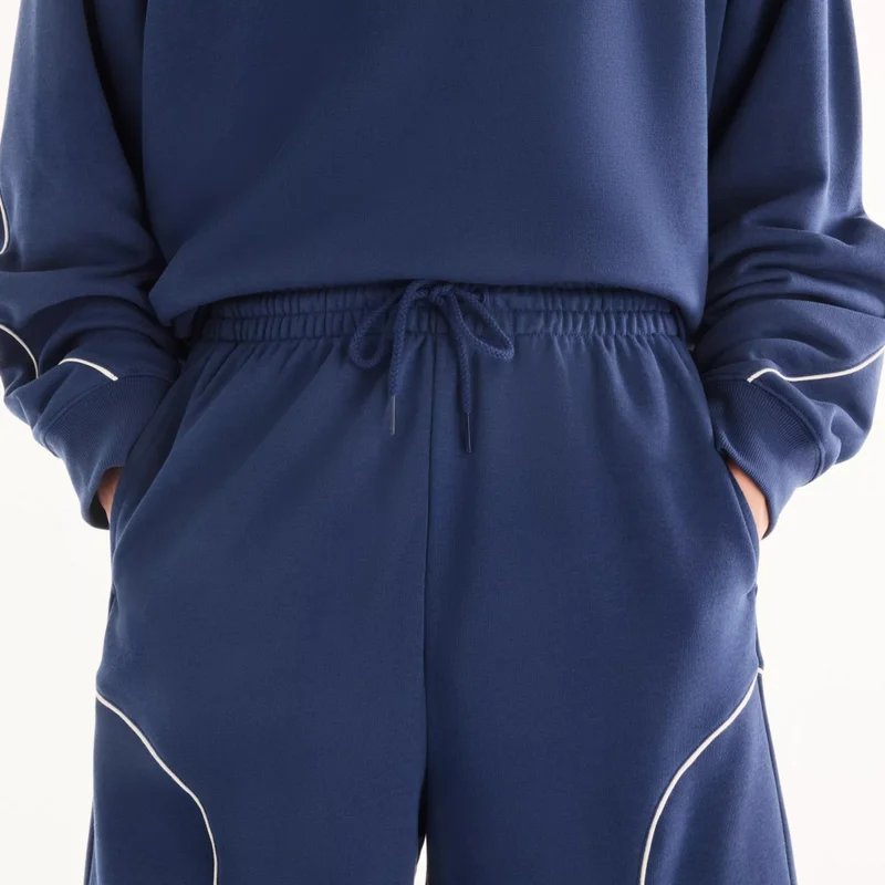 New Balance NB Navy Men's Trackside French Terry Short 7" for Men | Best Price UAE