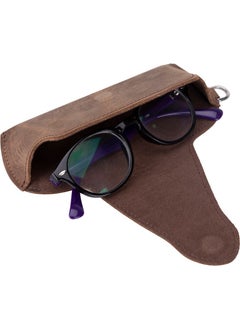 PLM Riviera Leather Strap Glasses Case Caramel  - Image 2