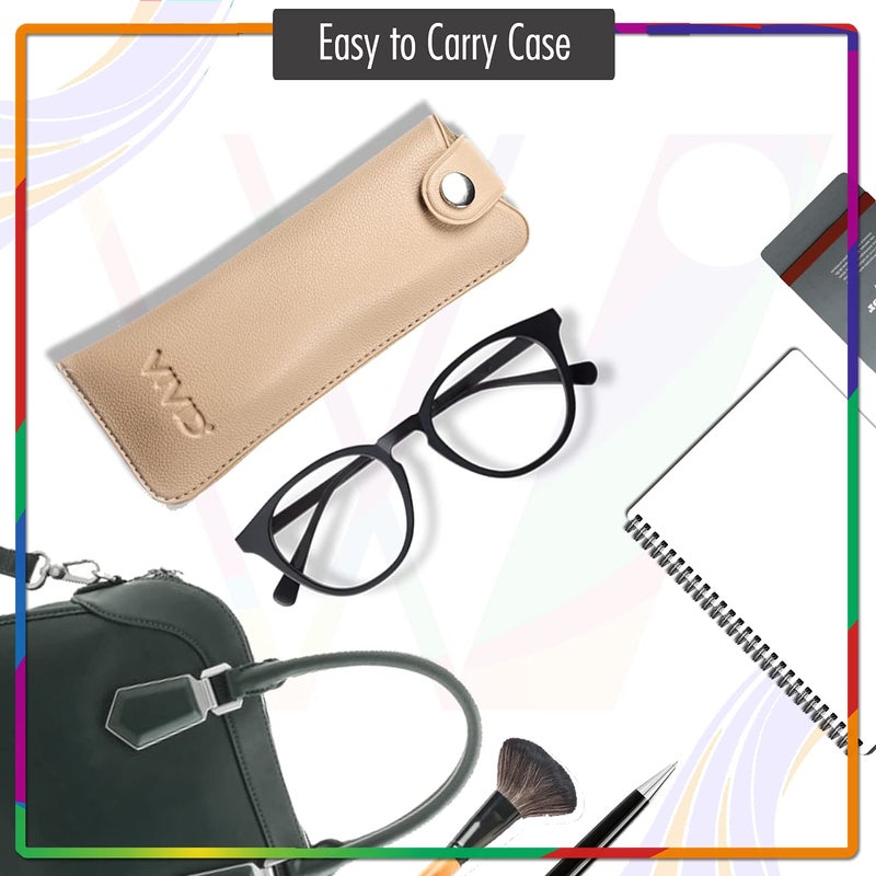 Vivid حافظة نظارات خفيفة الوزن للبالغين من فيجن للجنسين | حماية النظارات | علبة نظارات | صندوق نظارات | كيس - Image 5
