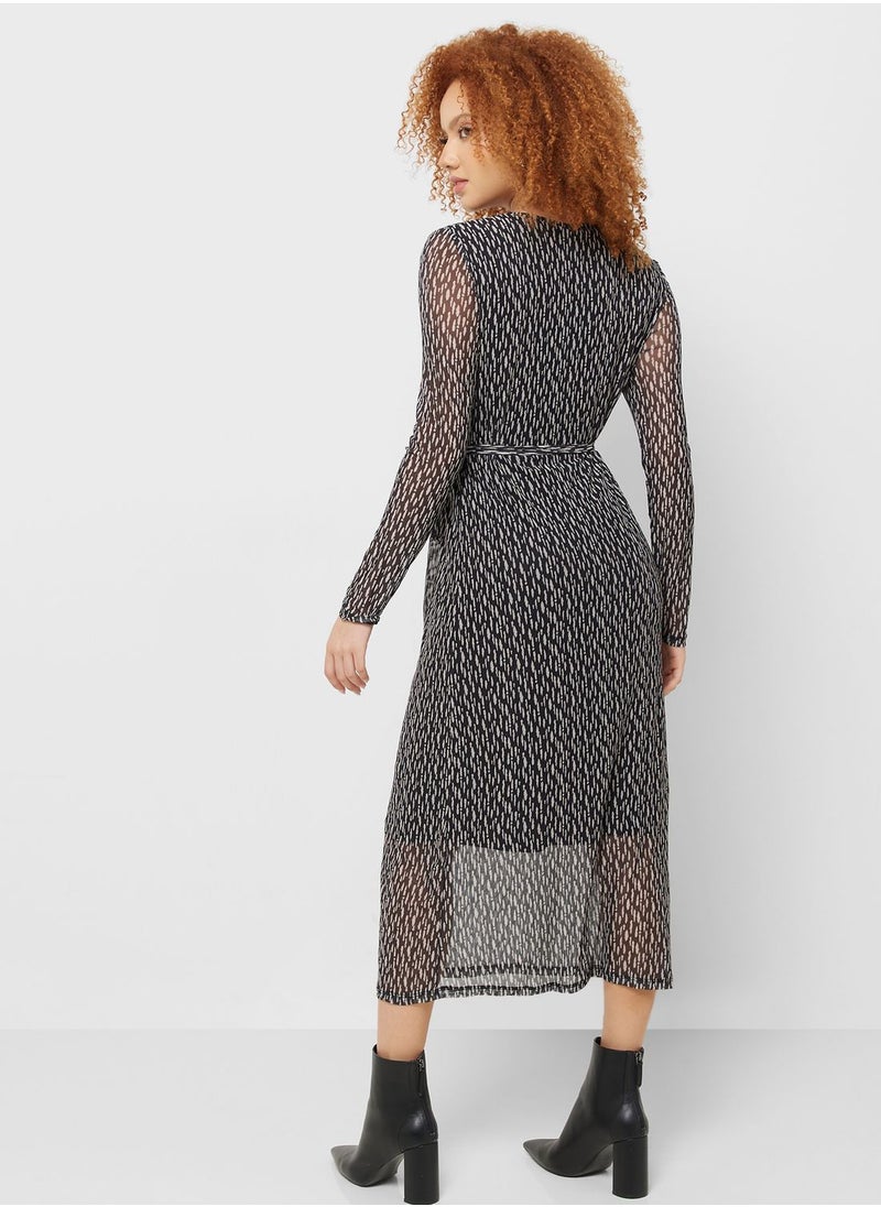 Jacqueline de Yong Print Midi Dress  - Image 2