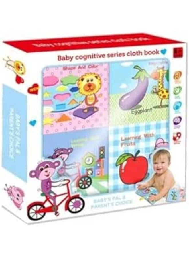 Soft Cloth English Educational Books For Children to lern- 4 Styles