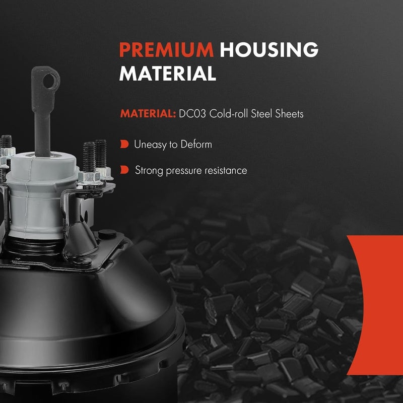 A-Premium Vacuum Power Brake Booster for Buick, Pontiac, Oldsmobile - Image 3