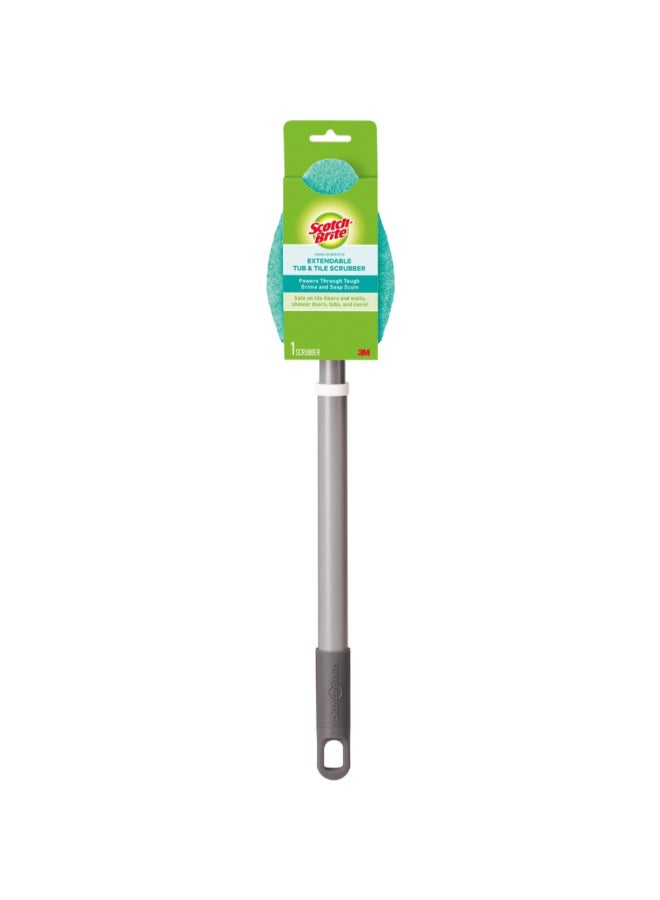 Scotch Brite Extendable Non-Scratch Tub and Tile Bath Scrubber Multicolour 2 x 3 x 19 Inch 5254495 - Image 1