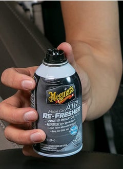 Meguiars Car Air Freshener Freshener and Deodorant 57gm with Black Chrome Scent  - Image 2
