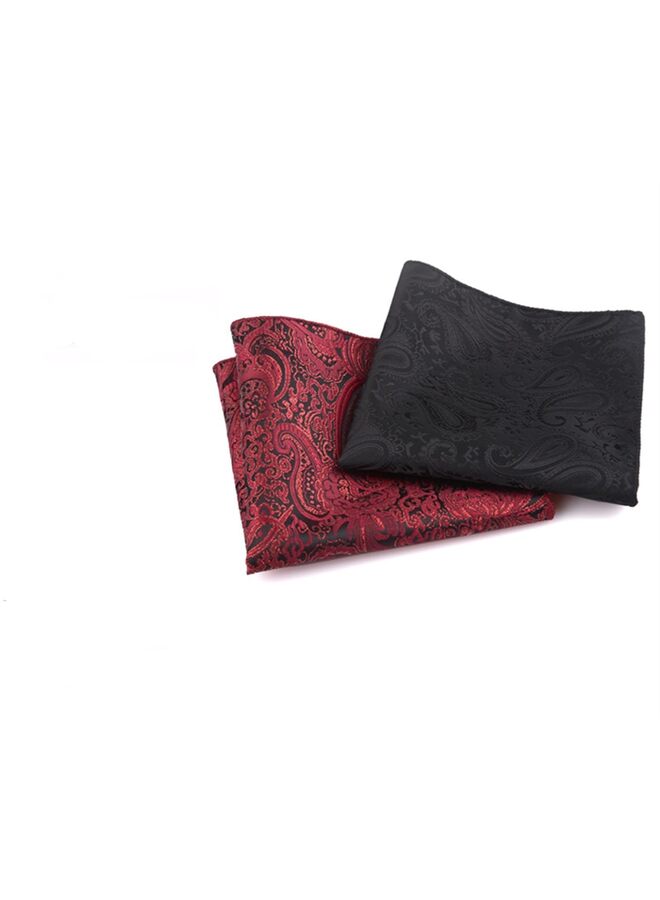 Mens Pocket Square Hanky Color : Black, One Size - Image 3