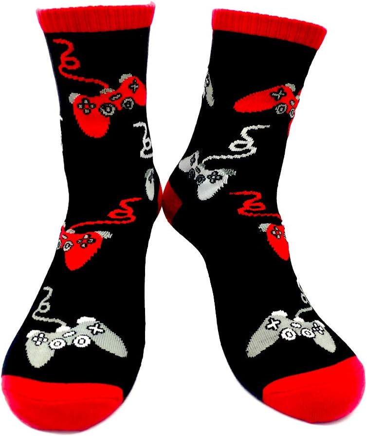 NDLBS Funny Christmas Gifts Novelty Gaming Socks Christmas Stocking Stuffers for Men Teens Boys Kids Him Adult Xmas Gifts - Image 4