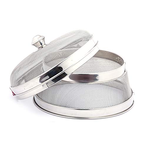 KCL Stainless Steel - Miska Fruit & Vegetable Basket with Lid | 10 Inch Premium Modern Design Mesh Basket | Must Have Kitchen Essential - Image 2