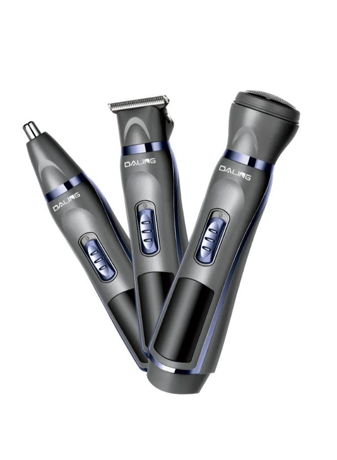 Daling Ear and Nose Hair Trimmer Rechargeable 3-in-1 Versatile for Men Professional Painless Electric Shaver for Nose Ear Beard Facial Pubic Hair Body Hair Trimmer for Men&Women, Wet or Dry Use - Image 1