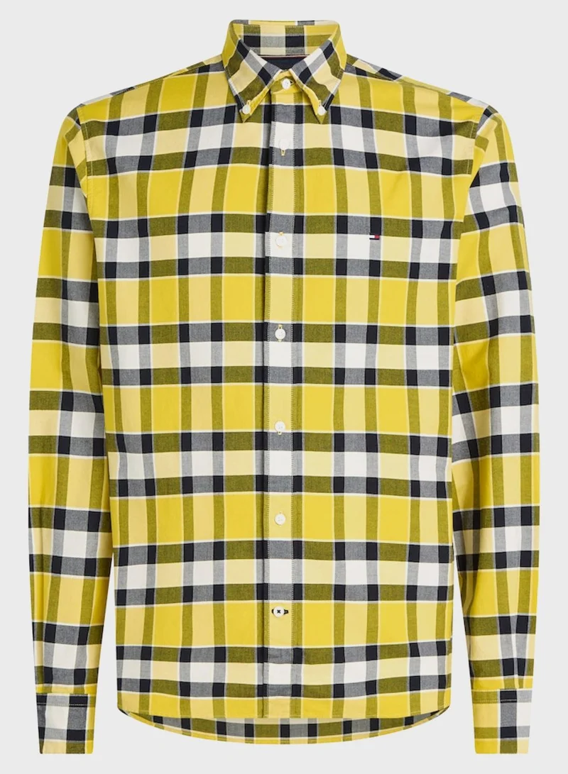 TOMMY HILFIGER Oxford Checked Regular Fit Shirt
