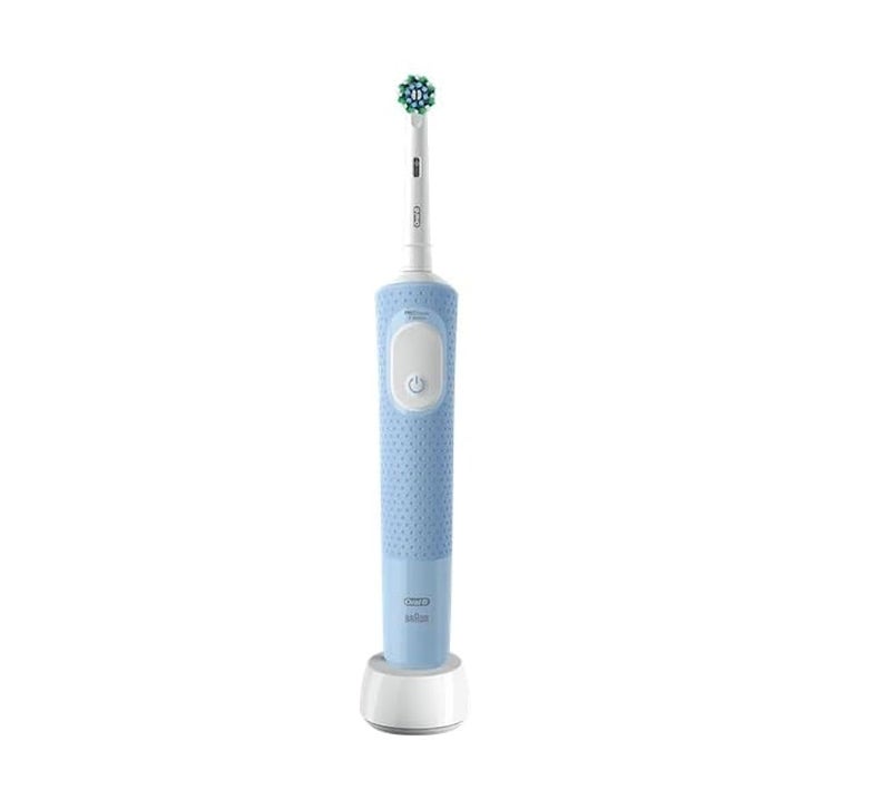 Oral-B Vitality Pro Electric Toothbrushes Adults, Mothers Day Gifts For Her/Him, 1 Handle, 2 Toothbrush Heads, 3 Brushing Modes Including Sensitive Plus, 2 Pin UK Plug, Blue - Image 2
