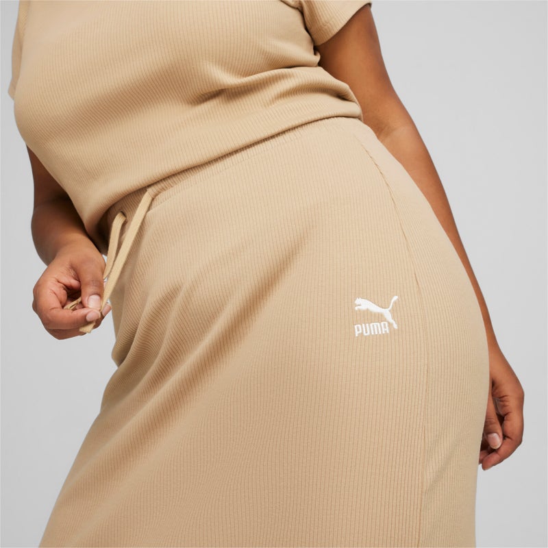 بوما تنورة متوسطة الطول للنساء CLASSICS Ribbed - Image 4