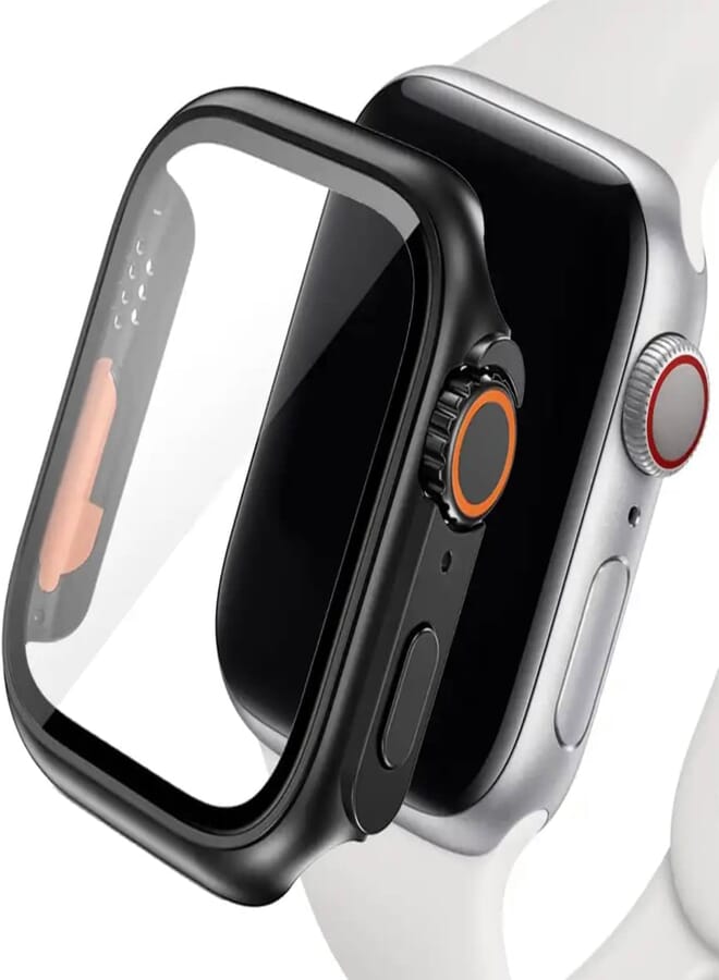 Next Next store Replacement Case Compatible with i Watch 8 7 6 5 4 3 2 1SE Replacement Cover for iWatch Ultra (44mm), PC (Black)